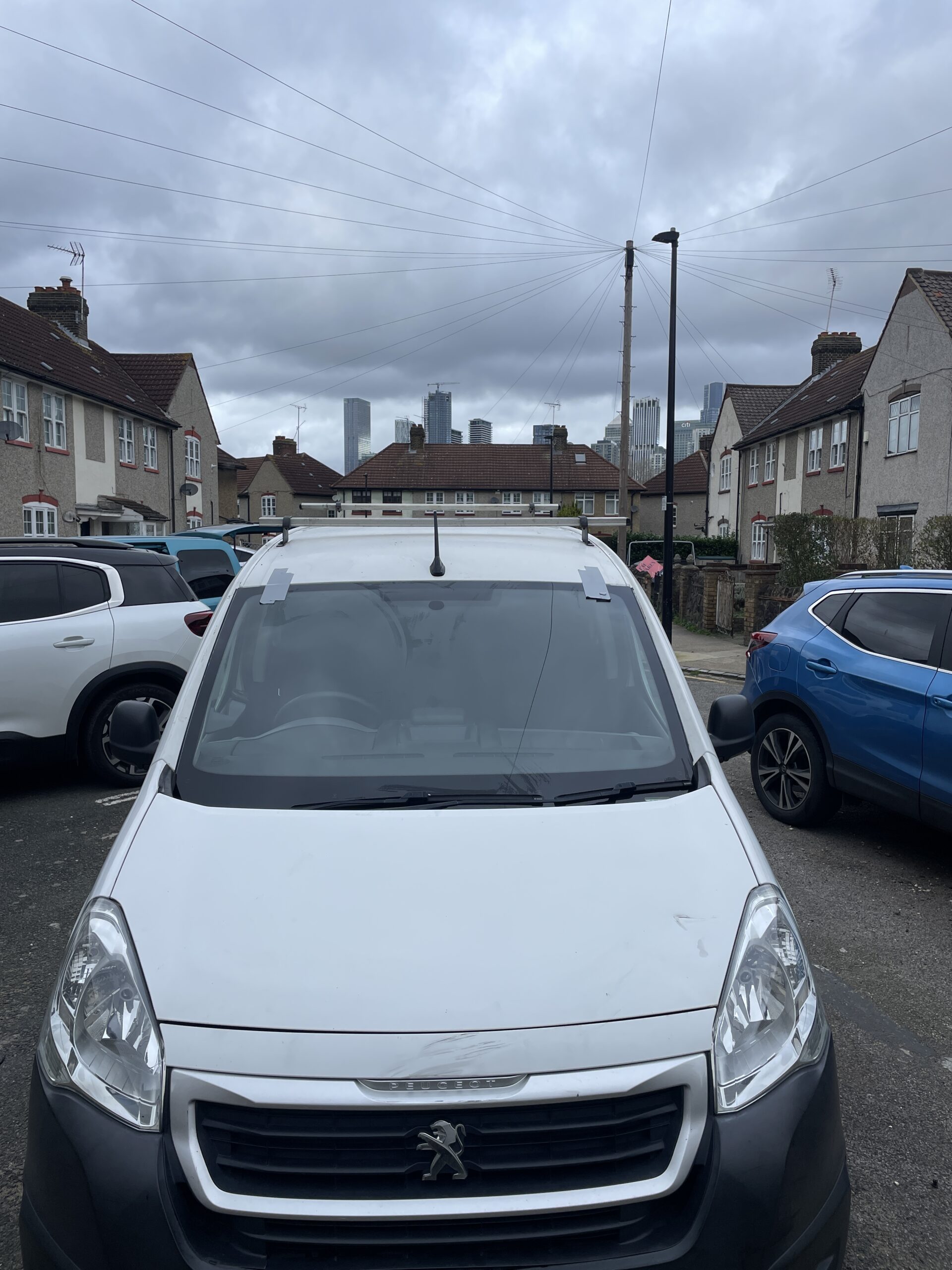 Windscreen replacement work